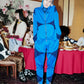 φ20inch dots Track Pants / BLU