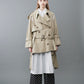 Random dot buttons Trench coat/BE