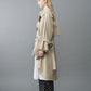 Random dot buttons Trench coat/BE