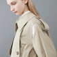 Random dot buttons Trench coat/BE