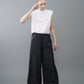Random dots Wide Pants