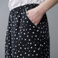 Random dots Wide Pants