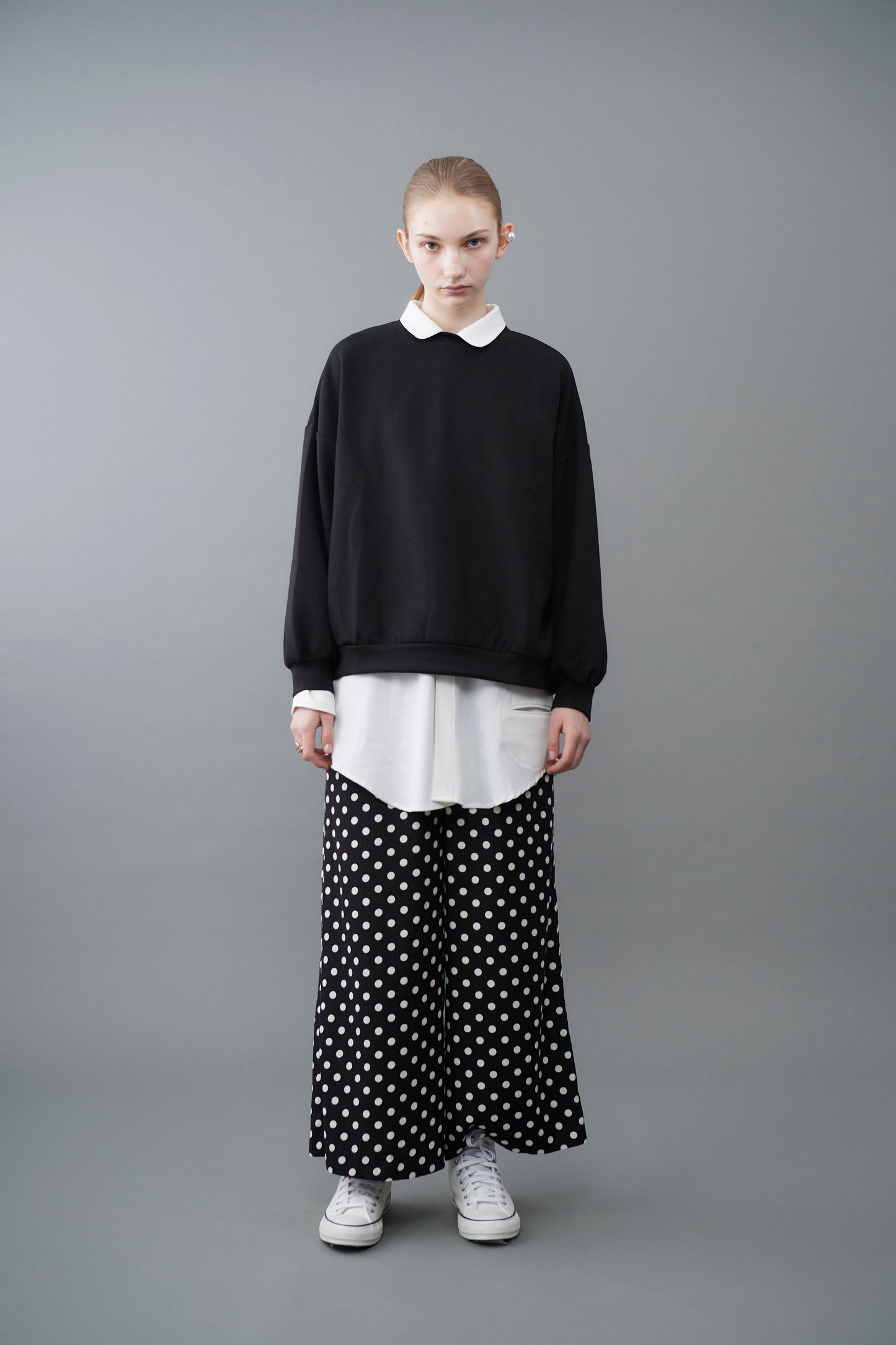 φ0.5 inch dots Wide Pants