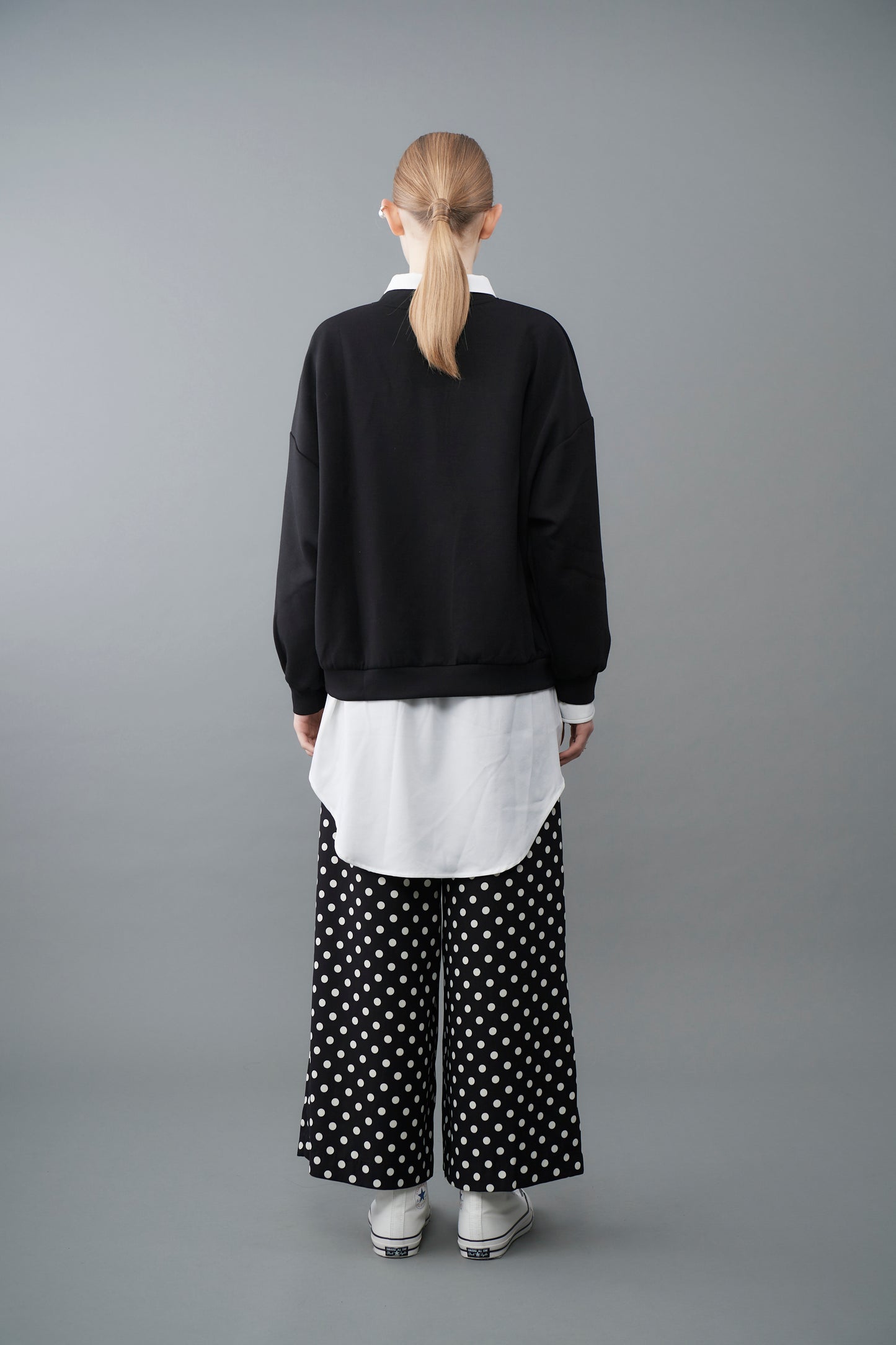 φ0.5 inch dots Wide Pants