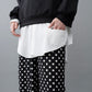 φ0.5 inch dots Wide Pants