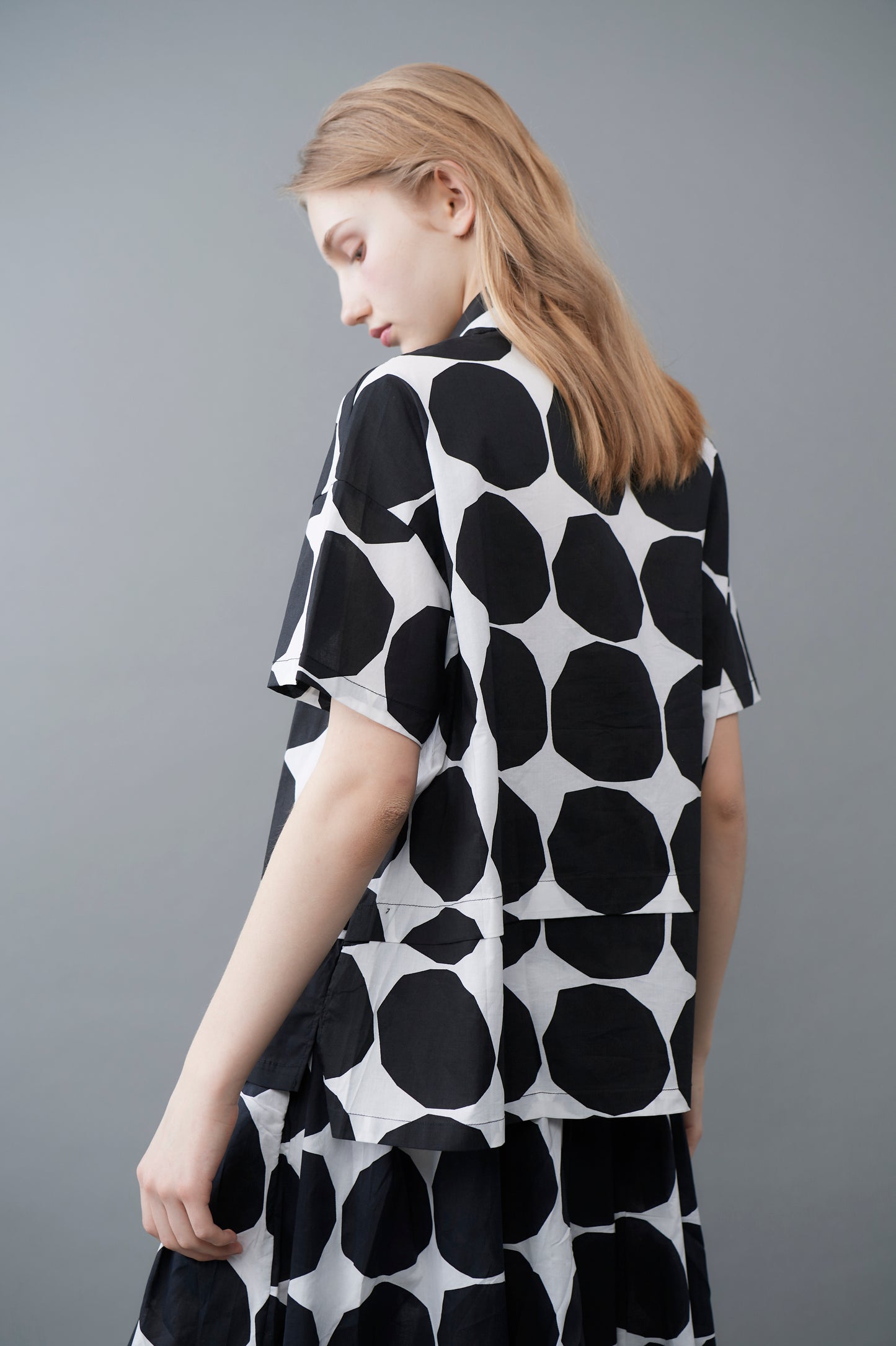 Dot Short pattern Shirt