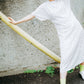 Short sleeves A line long dress