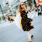 Tiered ruffled mini dress