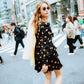 Tiered ruffled mini dress