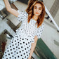 Short sleeves blouse with shirt at the body