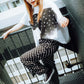 g.v.g.v / Full length trousers with china trims