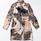 Graphical dots Shirt dress