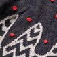 Geometric dots knit dress