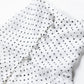 φ0.1 inch dots Layerd Ballon Sleeve Dress WHITE