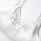 φ0.1 inch dots Layerd Ballon Sleeve Dress WHITE