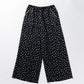 Random dots Wide Pants