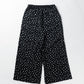 Random dots Wide Pants