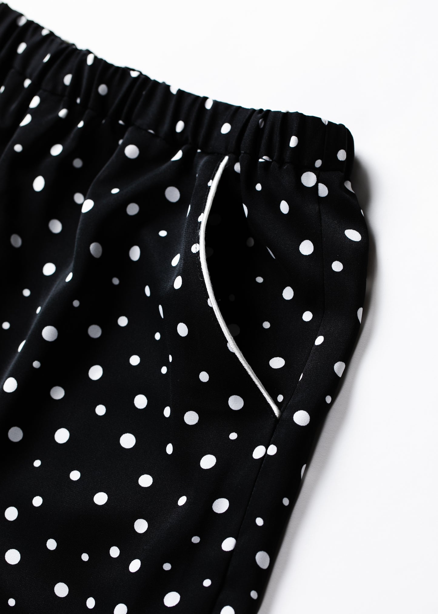 Random dots Wide Pants