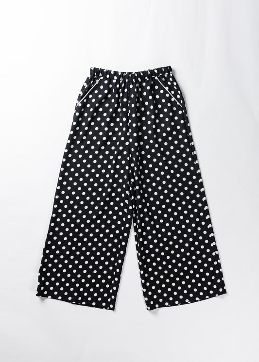 φ0.5 inch dots Wide Pants