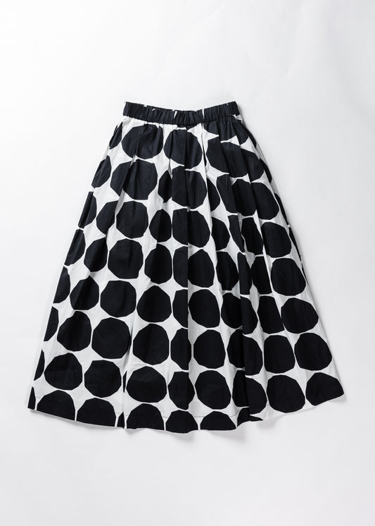 Dot Print Skirt