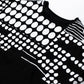 Dot Printed T-Shirt-Blak