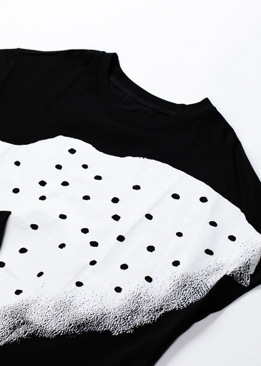 Asymmetrical dot Designed T-shirts