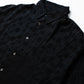 Polka-dot dobby stripe shirt