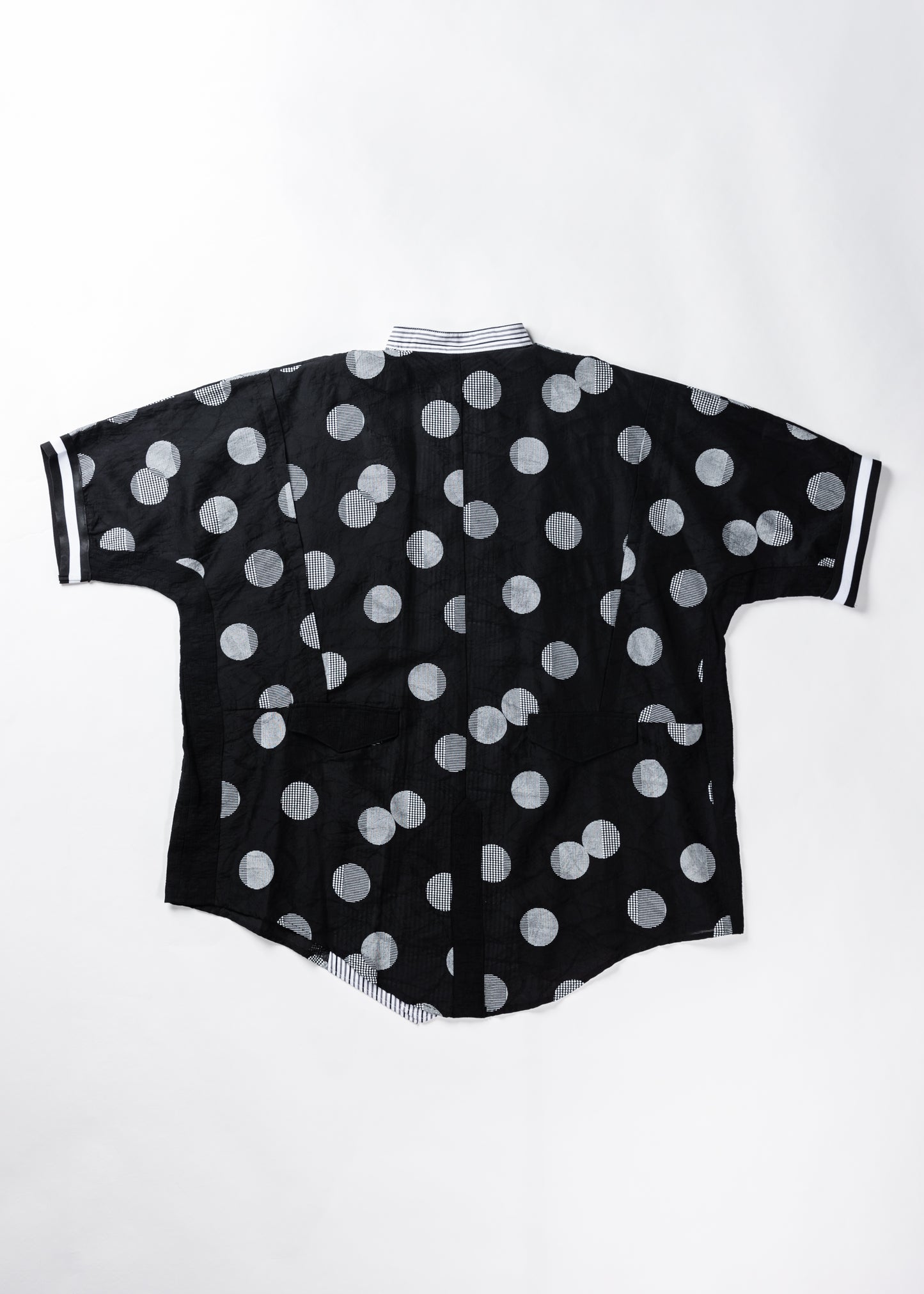 Japanese woven dot Short-Sleeved Shirt