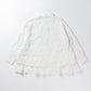 Ripple Finish dot Shirt -White