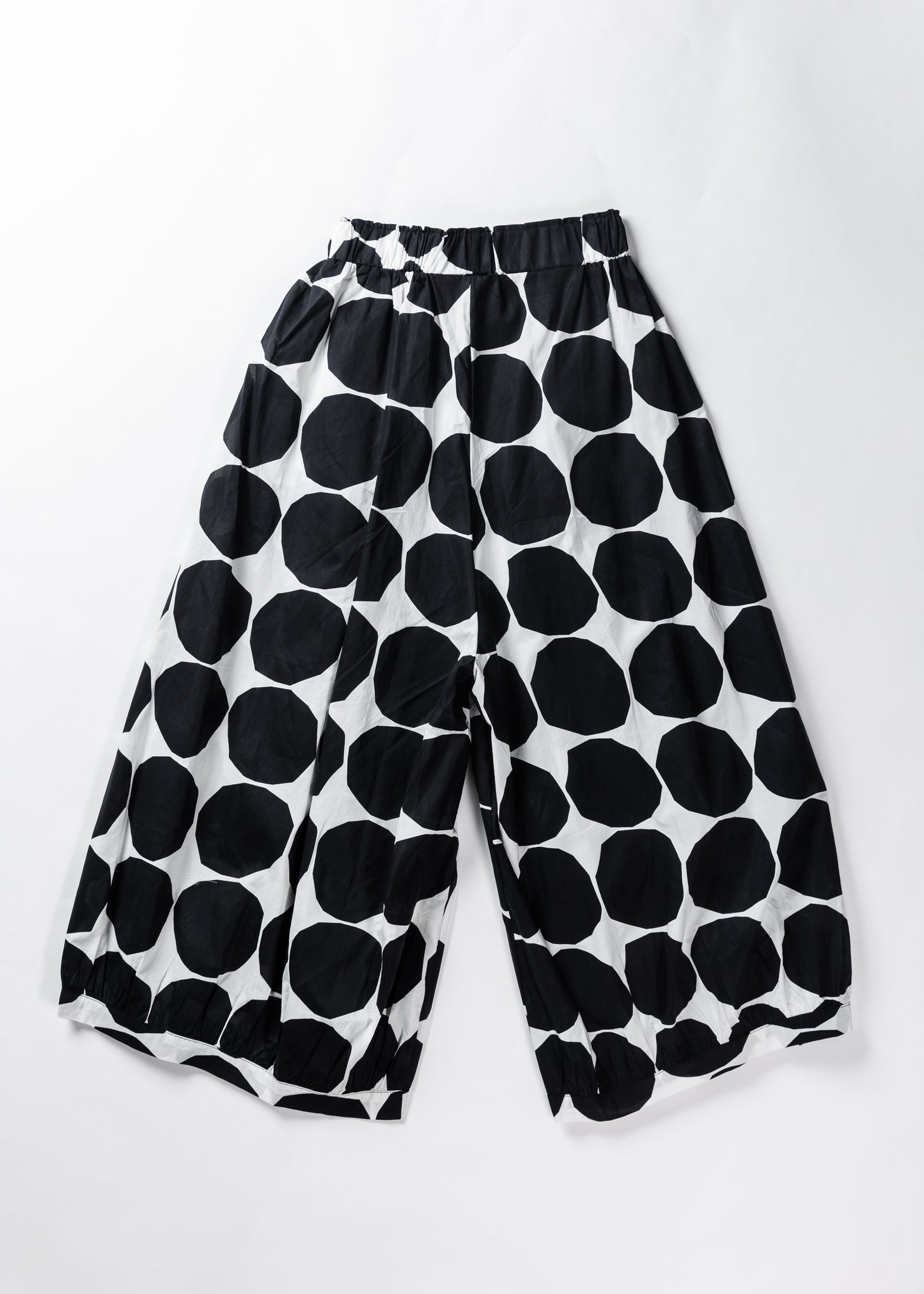 Dot printed pants