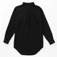 Round pockets Shirt / BLK
