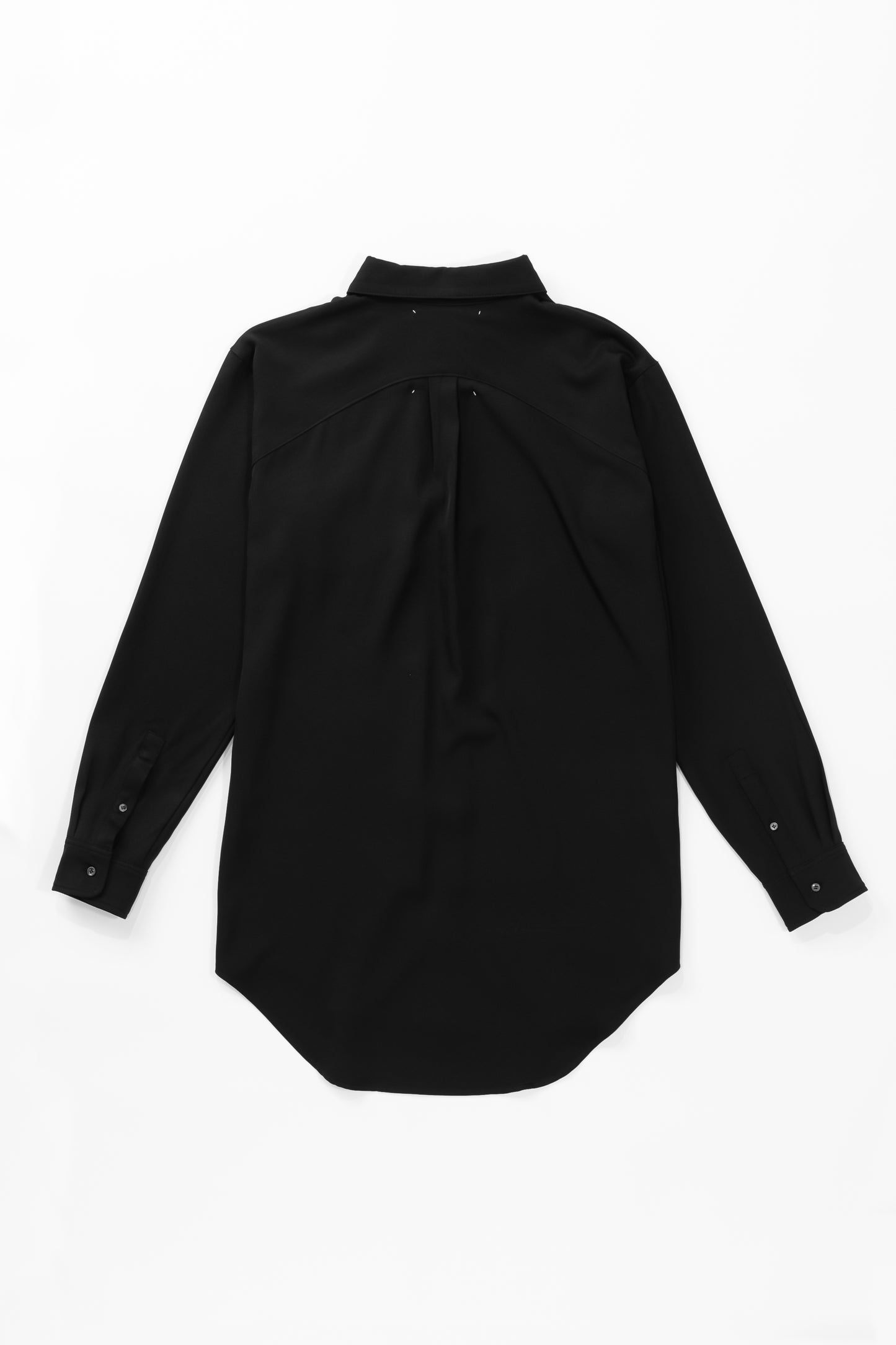 Round pockets Shirt / BLK