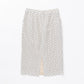 Geometric straight line skirt