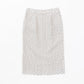 Geometric straight line skirt