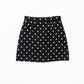 Polka dots pencil mini skirt
