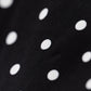 Polka dots pencil mini skirt