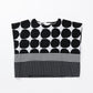 Crazy dots patterns printed short sleeves tops