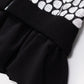 Jacquard bomber Jacket with ruffled on hem