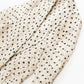 Cropped sleeves blazer with printed dots on lace