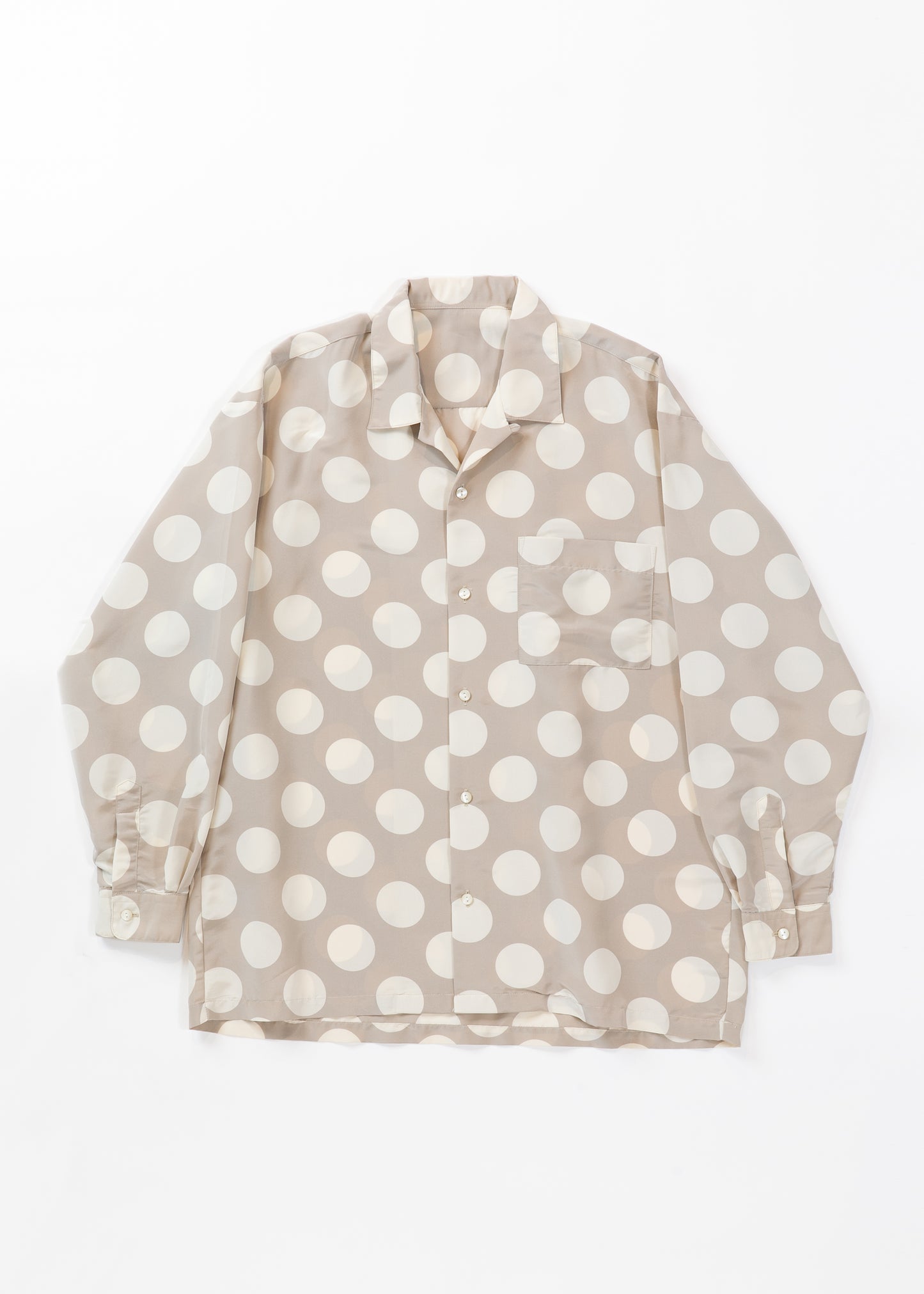 Soft fabric dots printed shirt