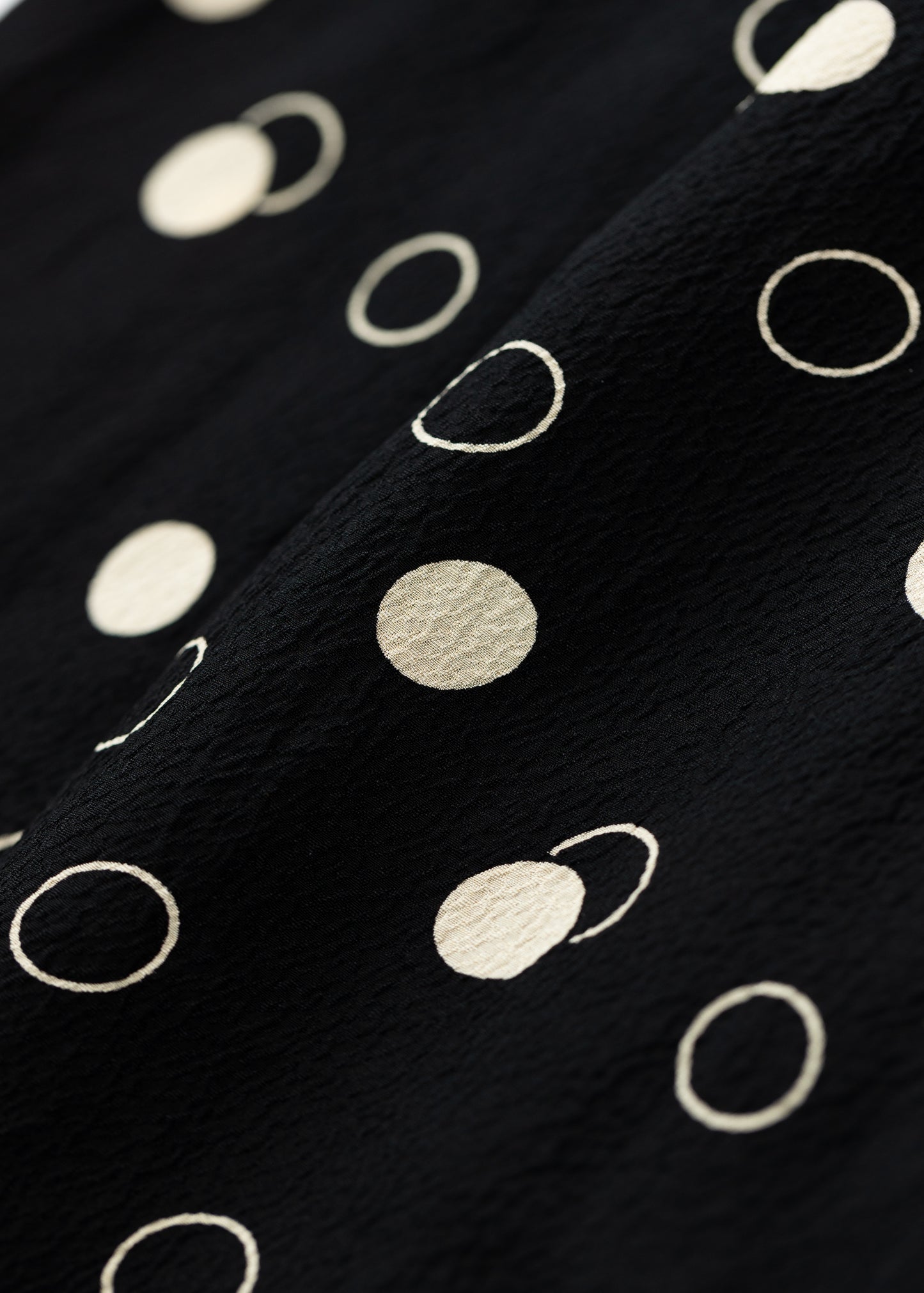 Geometric dots V-neck dress