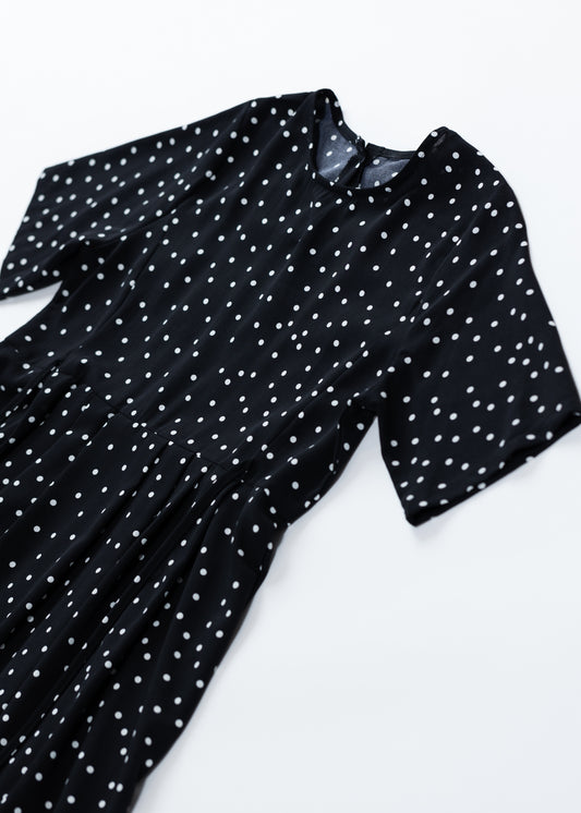 Pindots short sleeve dress