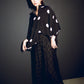 Dots cut jacquard skirt
