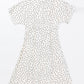Short sleeves A line long dress