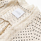 Cardigan with bicolor fringe