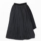 Asymmetrical skirt with different materials