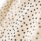 Pindots patterned wide leg pants