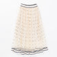 Tulle skirt with line on hem