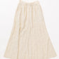 A line long skirt with front button