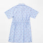 MOSCHINO / Short sleeves shirt dress with shell dot